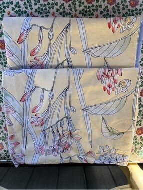Charter Club Yellow Floral 🌸🌺Set of 2 Cotton Floral Pillow Shams
